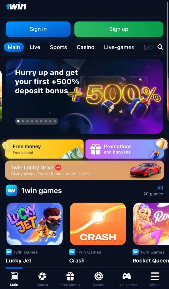 1win bonuses in the app 1win bonuses in the app