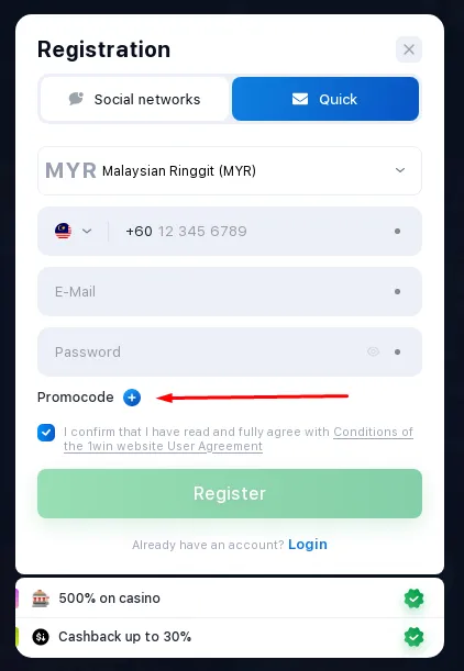 Promo Codes at 1win Promo Codes at 1win